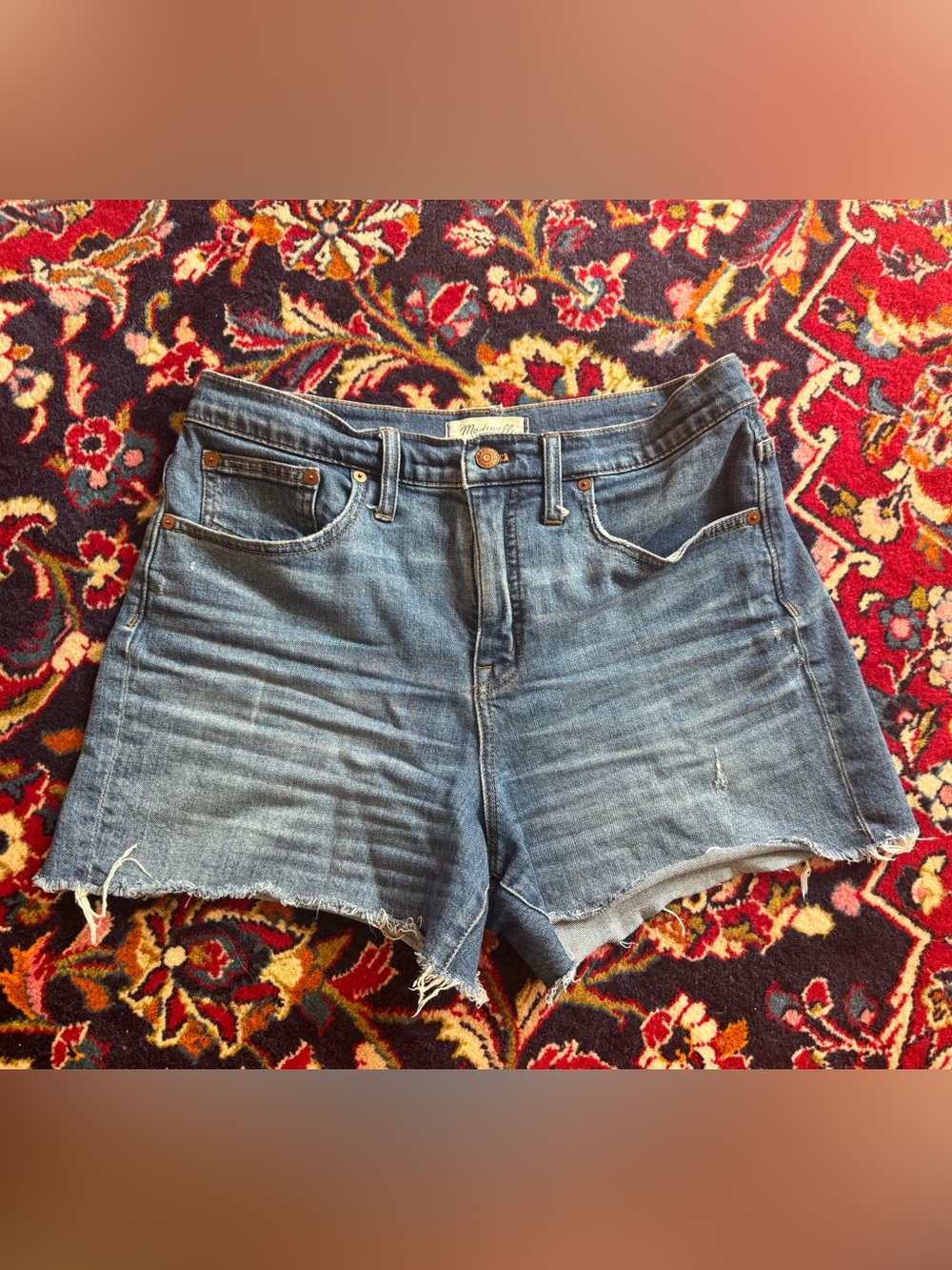 Madewell high rise Denim Cutoff Shorts Size 29